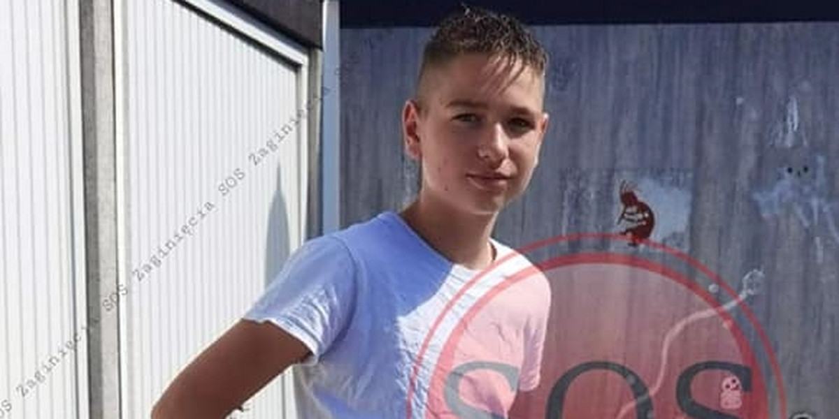 14-letni Dominik Mejer zaginął w Niemczech.
