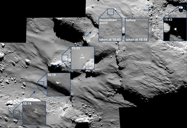 Moduł Philae, zanim zasnął, znalazł na komecie molekuły organiczne