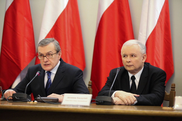 Piotr Gliński i Jarosław Kaczyński
