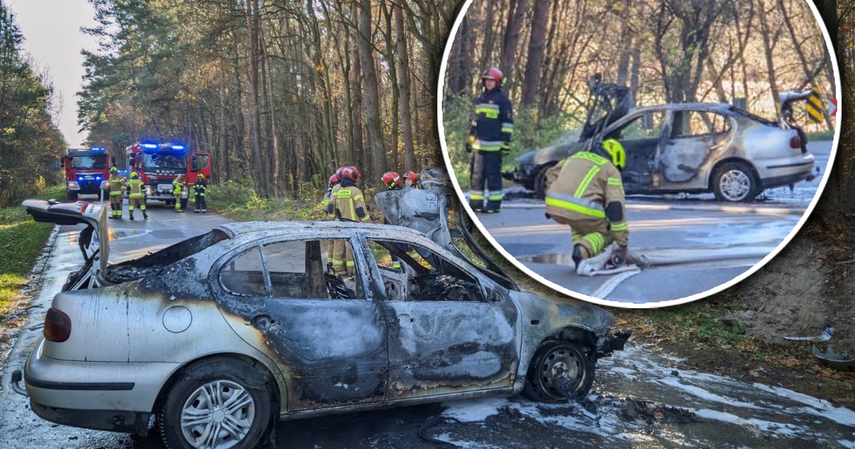 22-latka w ostatniej chwili wydostała się z płonącego auta. "To uratowało to jej życie"
