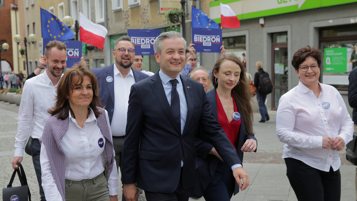 Wybory 2020. Robert Biedroń w Olsztynie: będę ambasadorem mniejszych miast