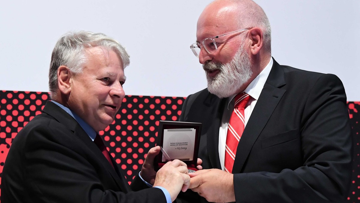 Gdańsk: Timmermans, Marynowycz i Demszky z Medalami Wdzięczności