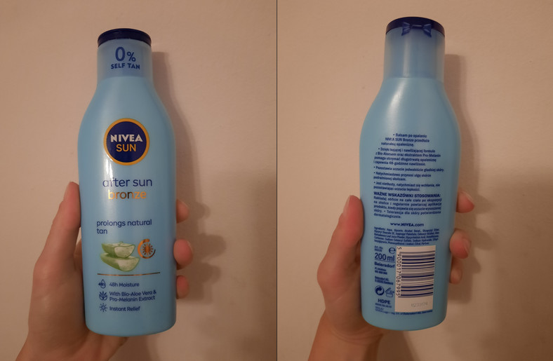 Nivea Sun after sun bronze