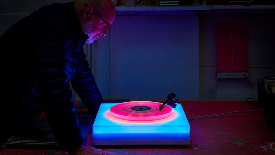 Gramofon LED Briana Eno