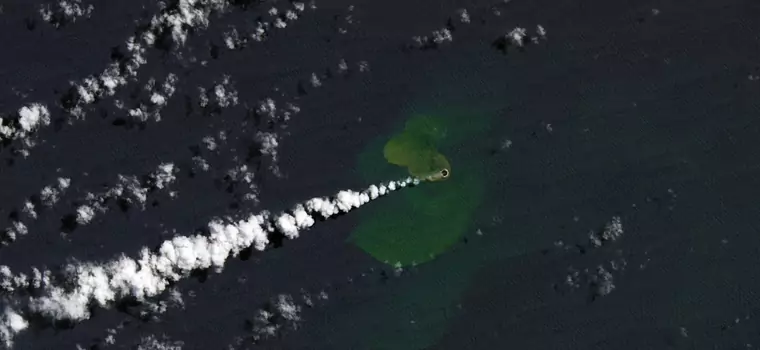 Z Pacyfiku wyłoniła się nowa wyspa. Widać ją na zdjęciach satelitarnych