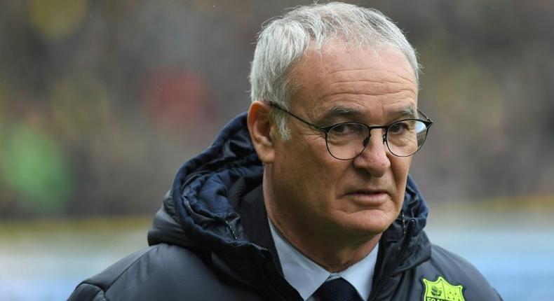 Claudio Ranieri during his ill-fated spell with French Ligue 1 side Nantes.