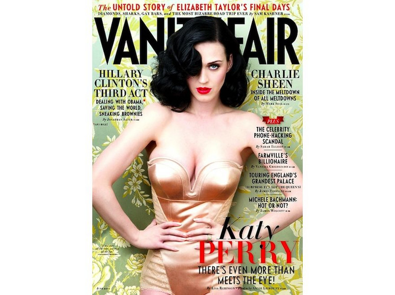 Katy Perry na okładce "Vanity Fair". Źródło: Vanity Fair