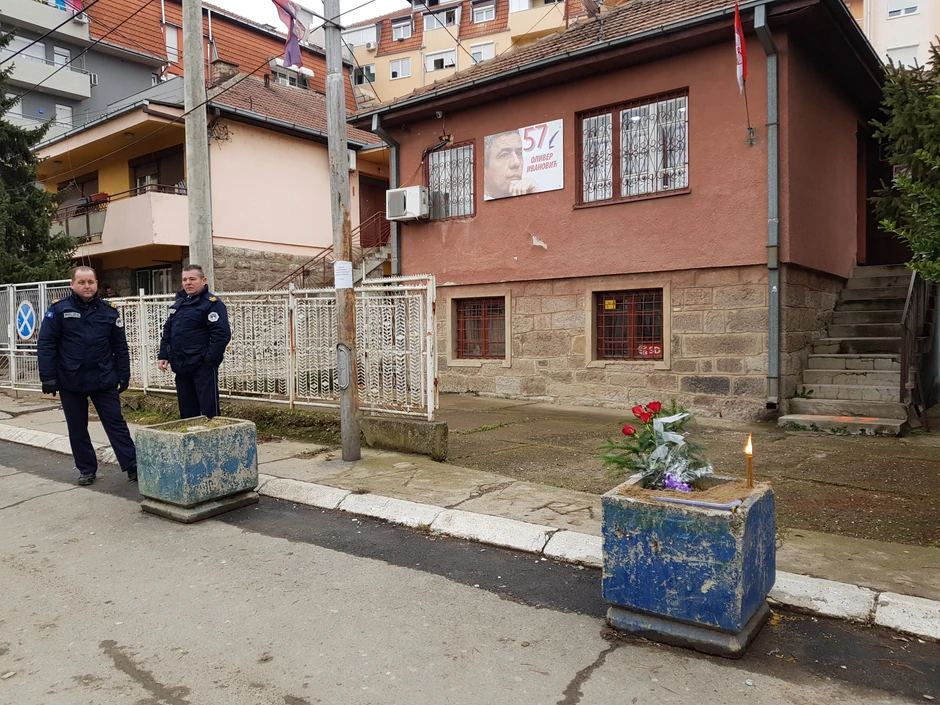 Mesto gde je ubijen Oliver Ivanović