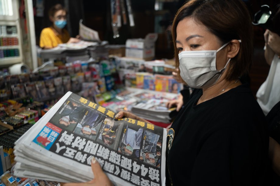 Gazeta "Apple Daily" była jednym z medialnych symboli wolności, jaką cieszył się Hongkong w porównaniu do kontynentalnych Chin.