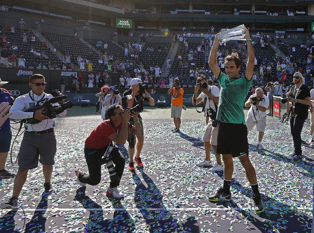 Indian Wells: 90. tytuł Rogera Federera. W finale pokonał Stana Wawrinkę