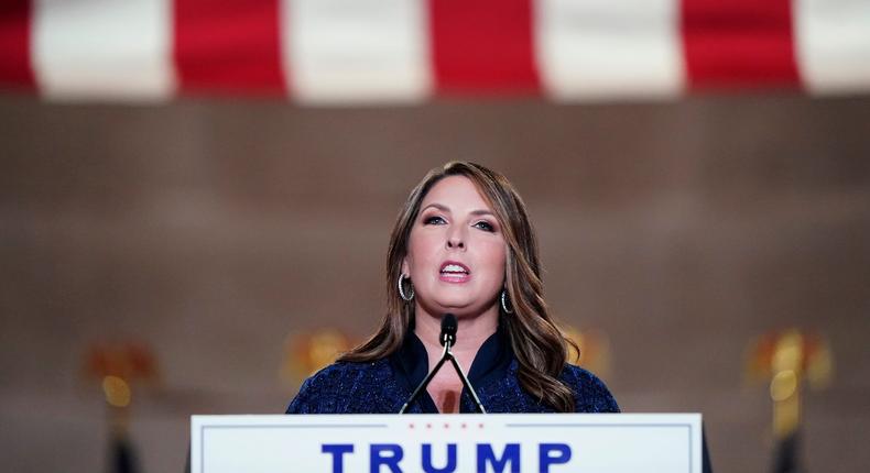 RNC Chairwoman Ronna McDaniel at Republican National Convention on August 24, 2020 in Washington, DC.