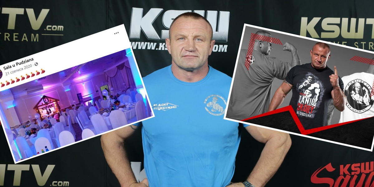 Mariusz Pudzianowski podczas spotkania z mediami w Warszawie przed galą KSW 51