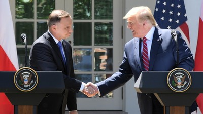 Andrzej Duda i Donald Trump