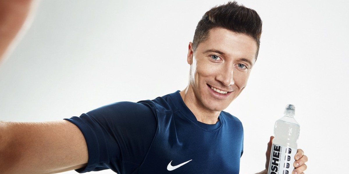 Robert Lewandowski będzie promować Oshee na całym świecie