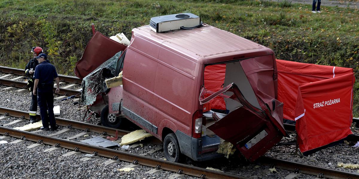 Tragiczny wypadek w Walawie. Pociąg uderzył w samochód
