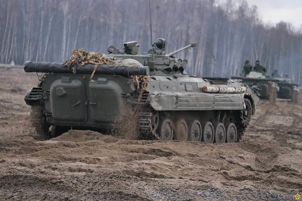 Zdjęcia z białorusko-rosyjskich manewrów wojskowych "Związkowa Stanowczość-2022"