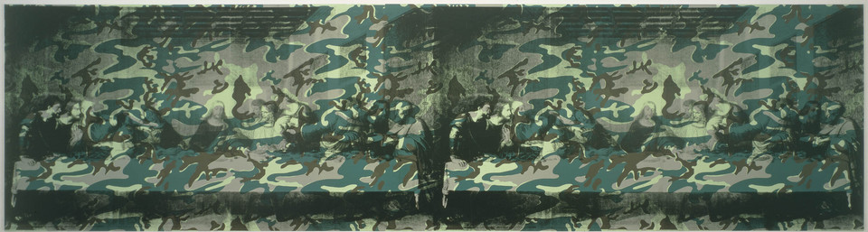 Andy Warhol, "Camouflage Last Supper" (1986). Z kolekcji prywatnej