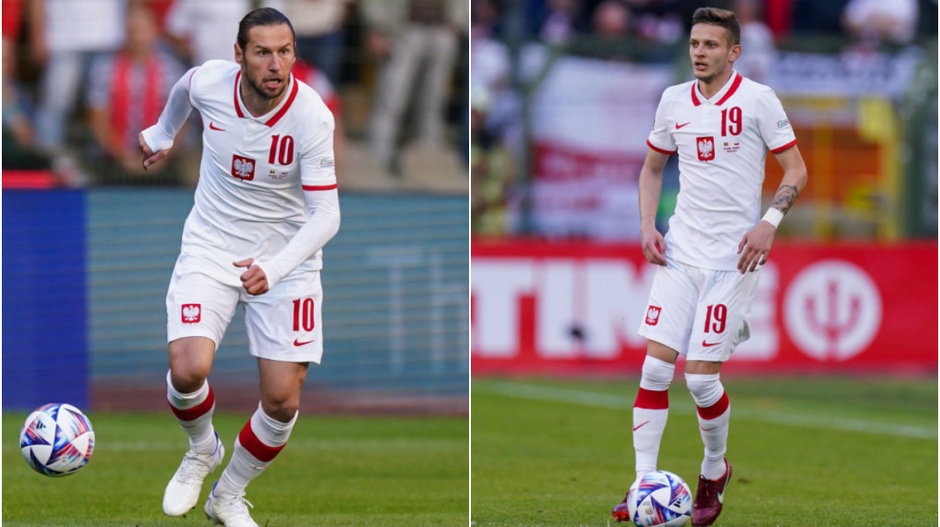 Grzegorz Krychowiak i Sebastian Szymański