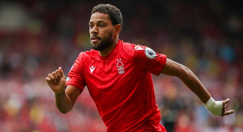 Nottingham Forest's Renan Lodi during the Premier League match at The City Ground, Nottingham on Saturday, September 3, 2022.