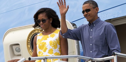 Obama poleciał z żoną i psem na wakacje