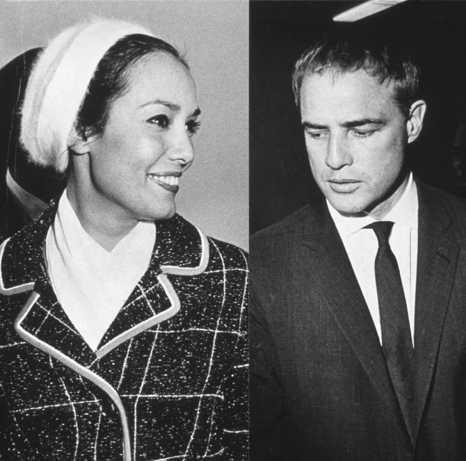Ana Kašfi i Marlon Brando