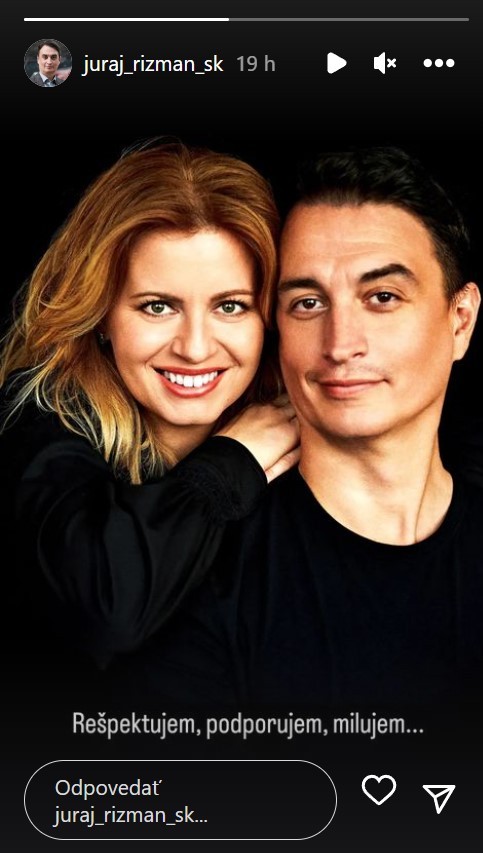 Rizman a Čaputová tvoria pár.