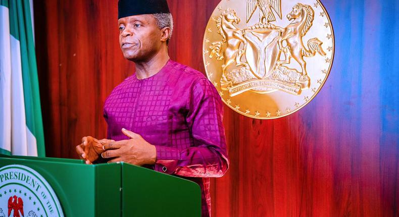 Vice President Yemi Osinbajo SAN virtually presides over The National Economic Council Meeting where he launched the PEBEC Ease of Doing Business Subnational Baseline Survey. 18th Mar, 2021. Photos; Tolani Alli