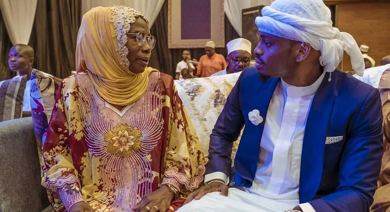 Diamond Platnumz with his Mother Sandrah Dangote