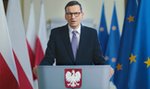 Morawiecki apeluje po angielsku. Do kogo się zwraca? W tle sceny z polsko-białoruskiej granicy