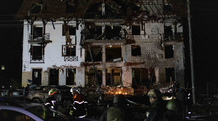 Rakétatámadás Harkivban, több mint két éve kezdődött az orosz-ukrán háború / Fotó: Northfoto