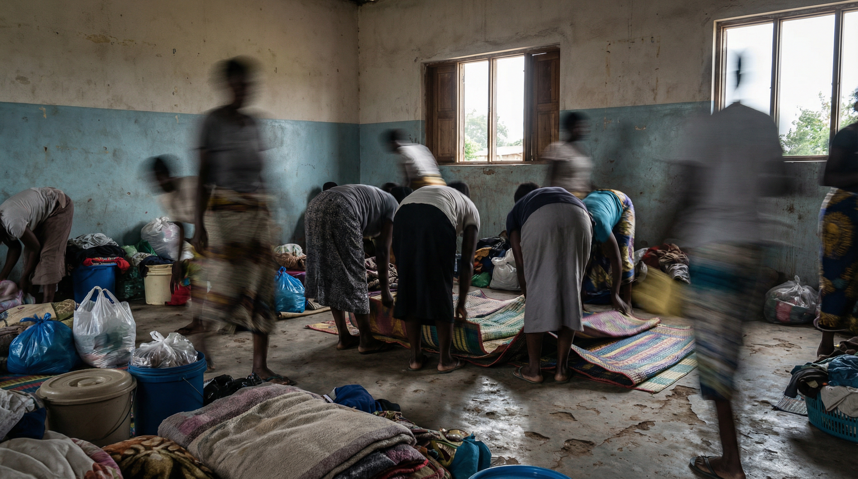 Mozambique: à 17 ans, elle accouche d'un bébé de 1,5 kg dans une école pendant les inondations