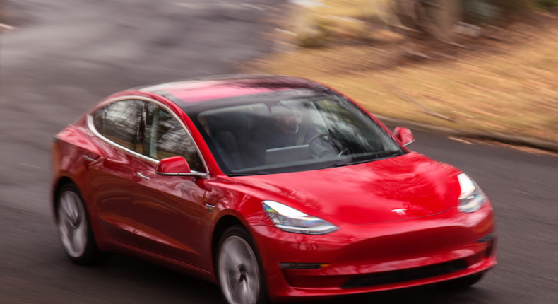 Tesla's Model 3 was named the most satisfying car by Consumer Reports ...