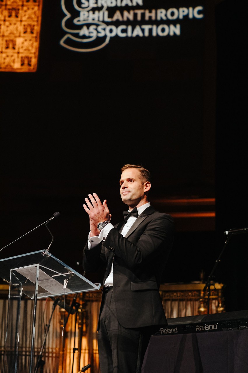 Gostima se zahvalio Igor Mladenović, član odbora Srpskog filantropskog udruenja