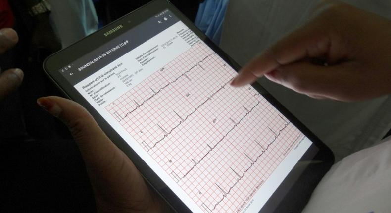 Thousands of heart patients in Ivory Coast are checked by telemedicine each year