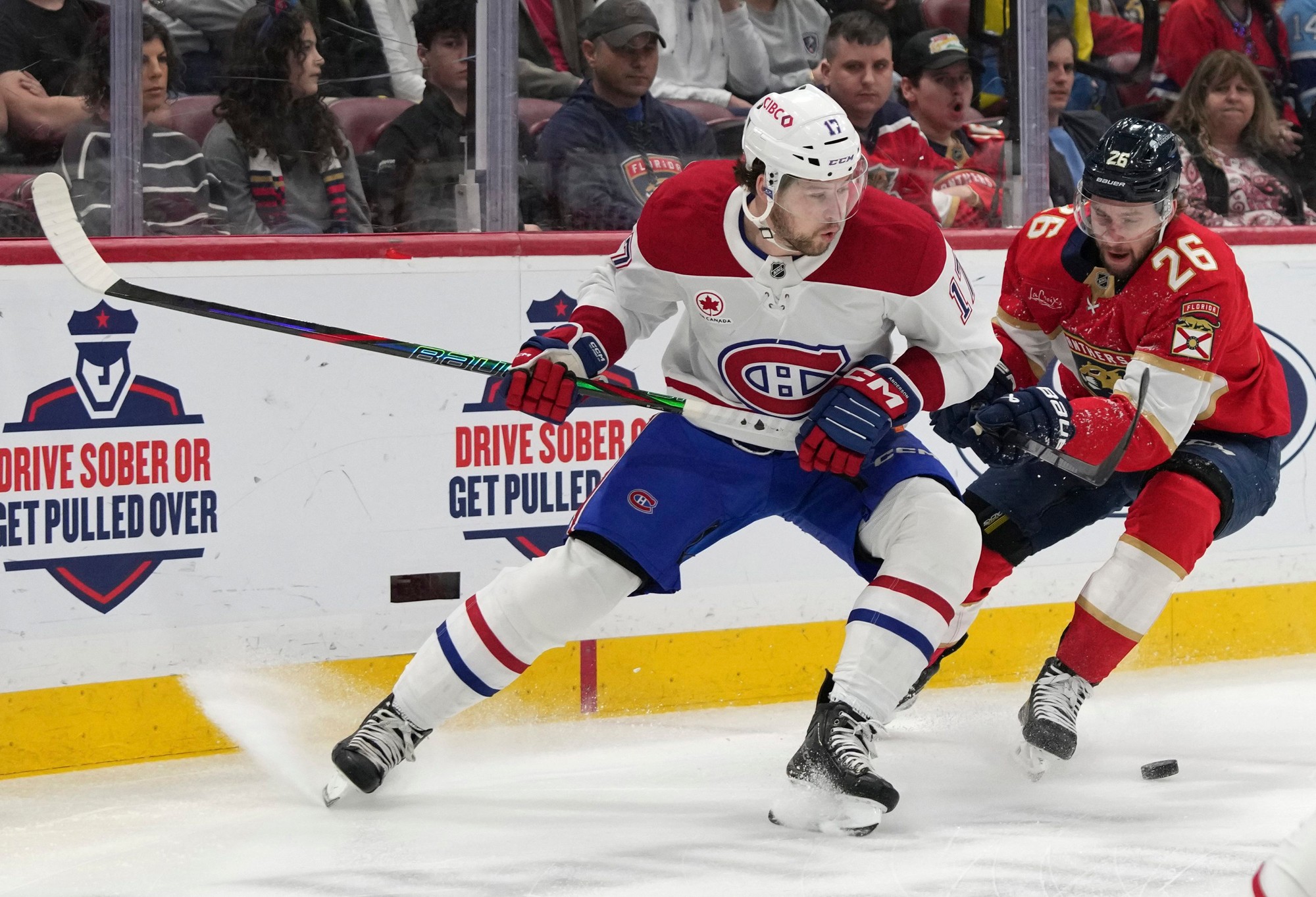 Zápas NHL: Florida Panthers - Montreal Canadiens.