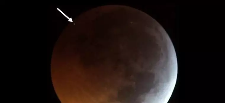 Podczas ostatniego zaćmienia meteoryt uderzył w Księżyc [WIDEO]