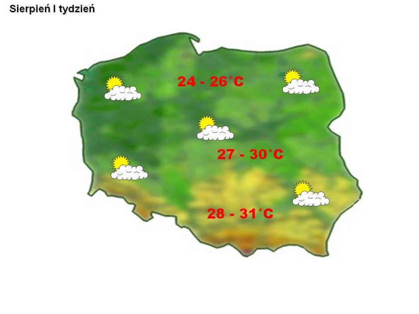 Prognoza na sierpień