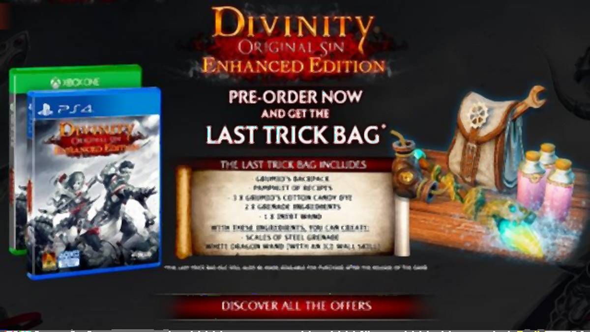 Na co możemy liczyć, jeśli złożymy zamówienie przedpremierowe na Divinity: Original Sin Enhanced Edition?