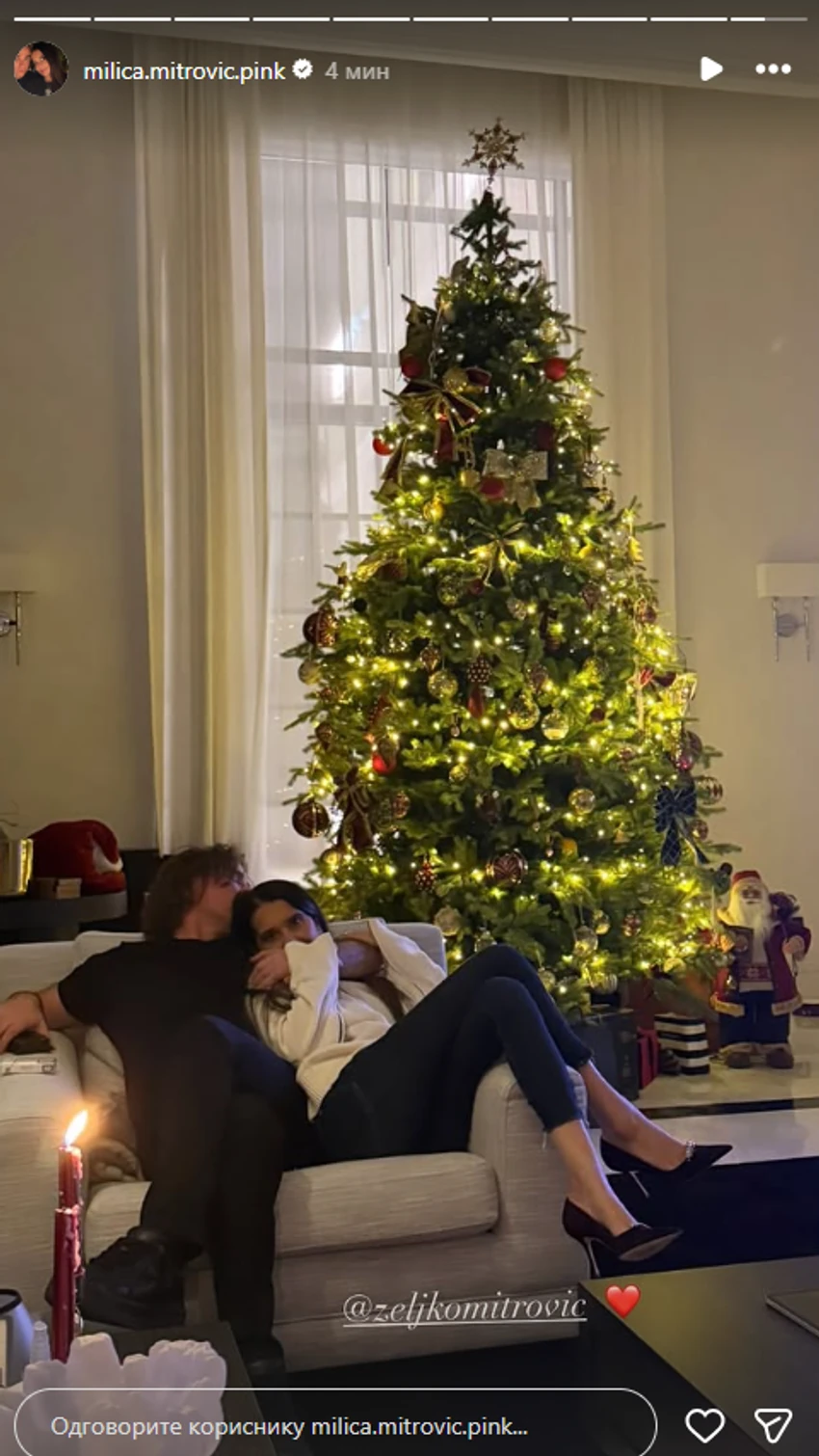 Željko i Milica Mitrović doček Nove godine