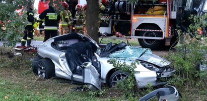 Miazga. Tyle zostało z porsche. Wskazówka zatrzymała się na...