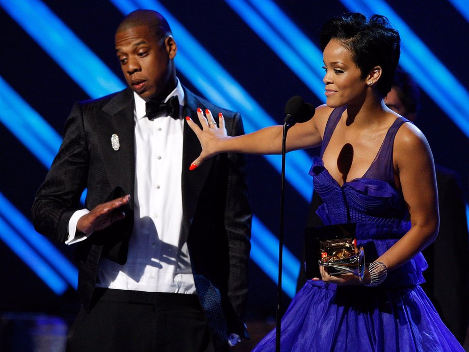 Jay-Z and Rihanna in 2008.