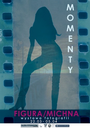 Plakat zapowiadający wystawę fotografii autorstwa Katarzyny Figury