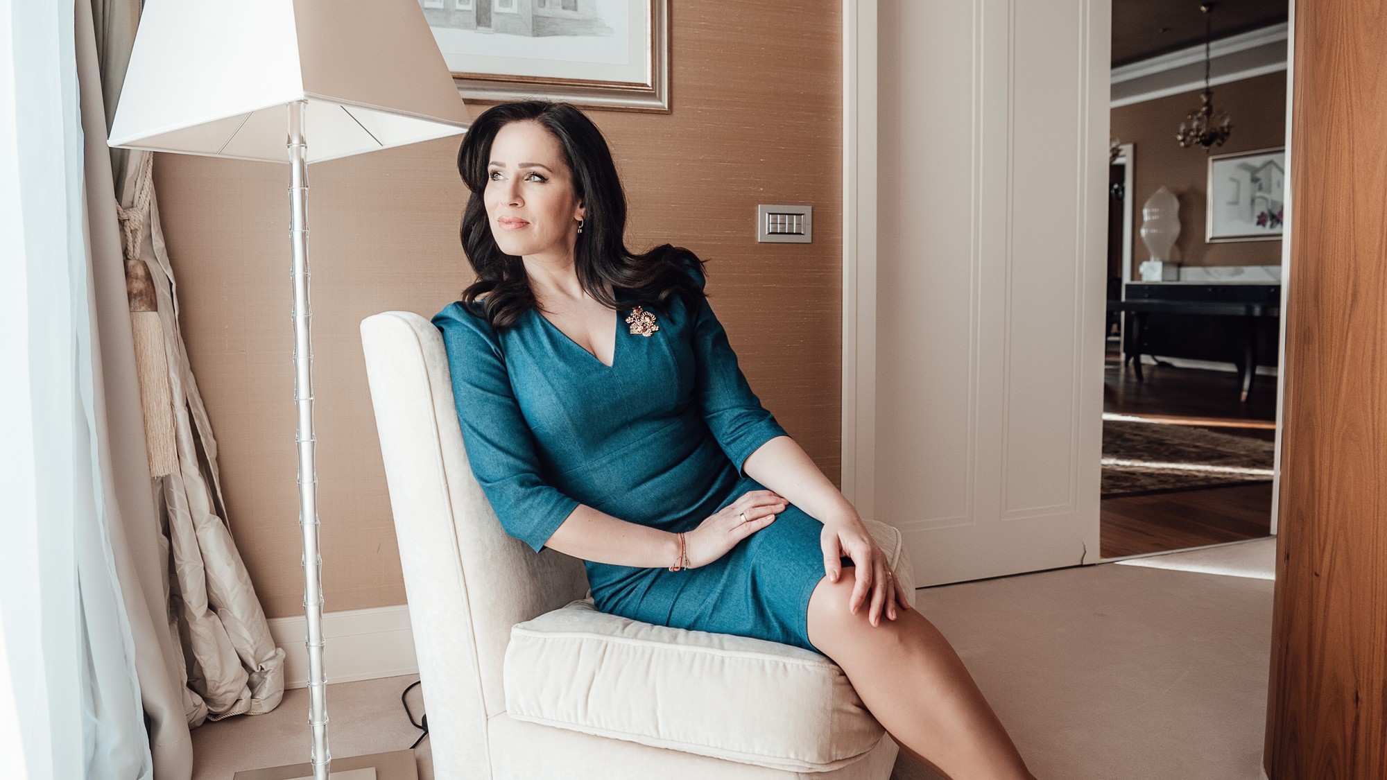 Moderátorka Andrea Pálffy Belányiová.