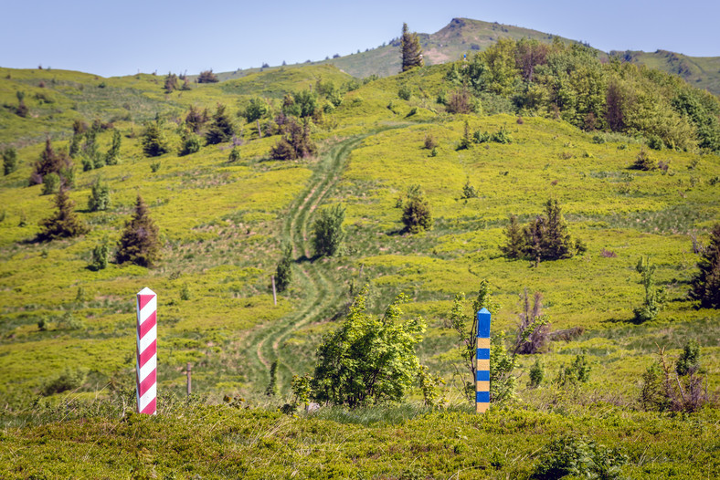 Polsko-ukraińska granica w Bieszczadach