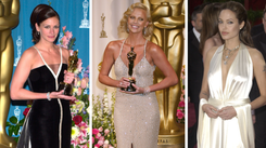 Najpiękniejsze kreacje z Oscarów. Te suknie przeszły do historii mody [FOTO]