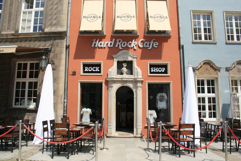 Huczne otwarcie Hard Rock Cafe w Gdańsku