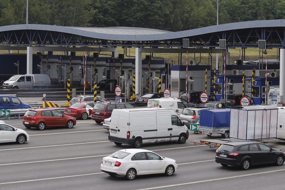 Punkt poboru opłat na autostradzie A4 w Mysłowicach