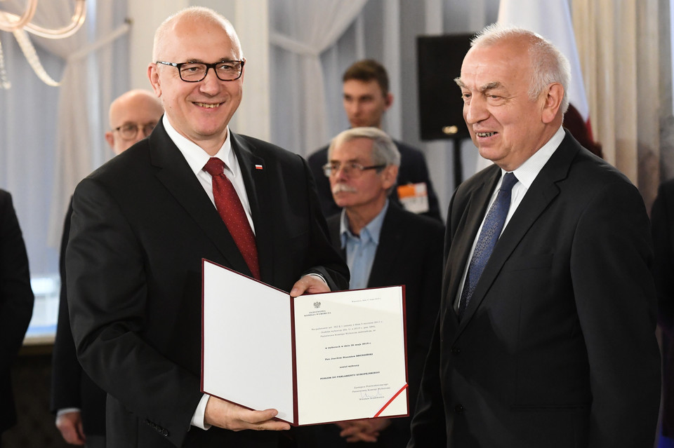 Minister spraw wewnętrznych i administracji Joachim Brudziński 