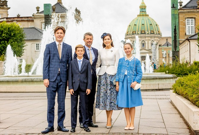 Danska princeza i princ sa decom