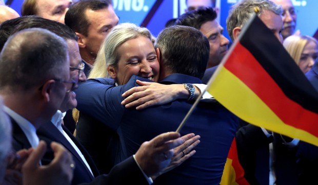 Alis Vajdel i Tino Krupala nakon izbora u Nemačkoj 23. februara